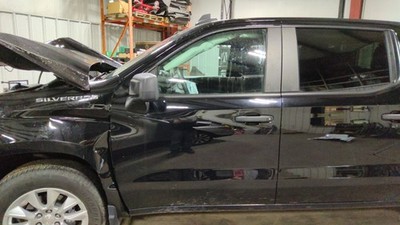 19-25 Chevrolet Silverado CREW CAB OEM Front Left Driver Door Shell (Black GBA)