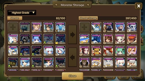 Summoners War Global Account LnD Nat 5 x2 with 50+ 6*