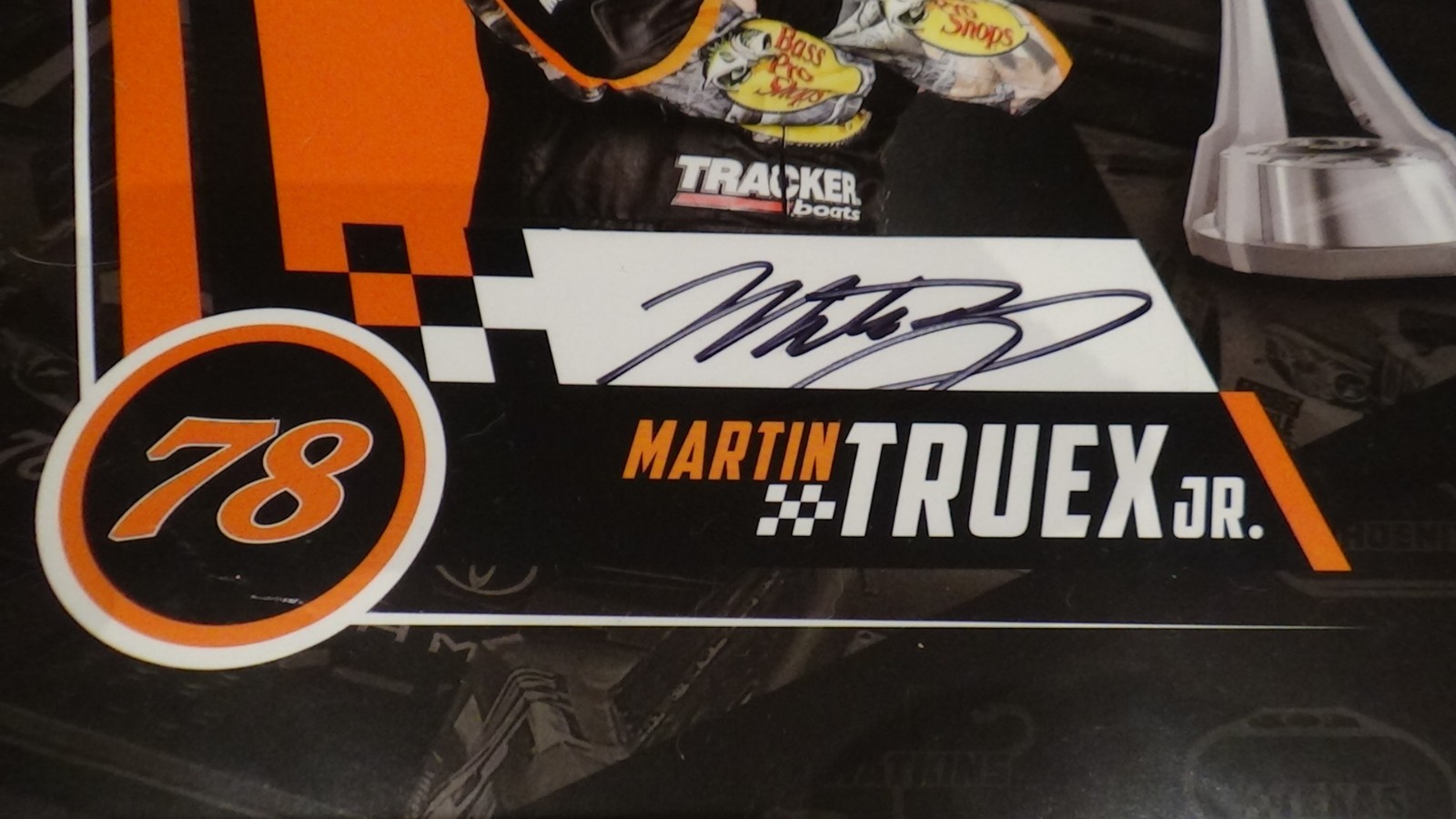 Nascar Championship Signed Autographed Poster Truex Busch Harvick Keselowski 2
