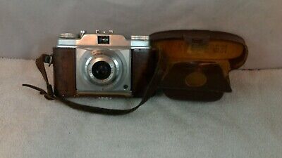 Vintage AGFA Pronto Silette Film Camera Isopan Leather Case Germany