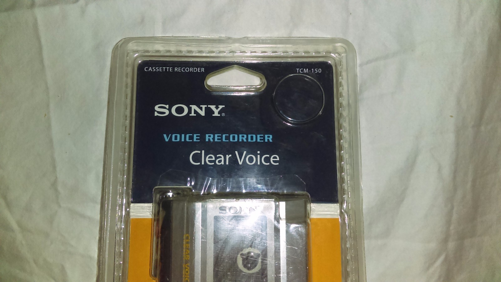 BRAND NEW FACTORY SEALED TCM-150 HANDHELD STANDARD CASSETTE SONY VOICE RECORDER