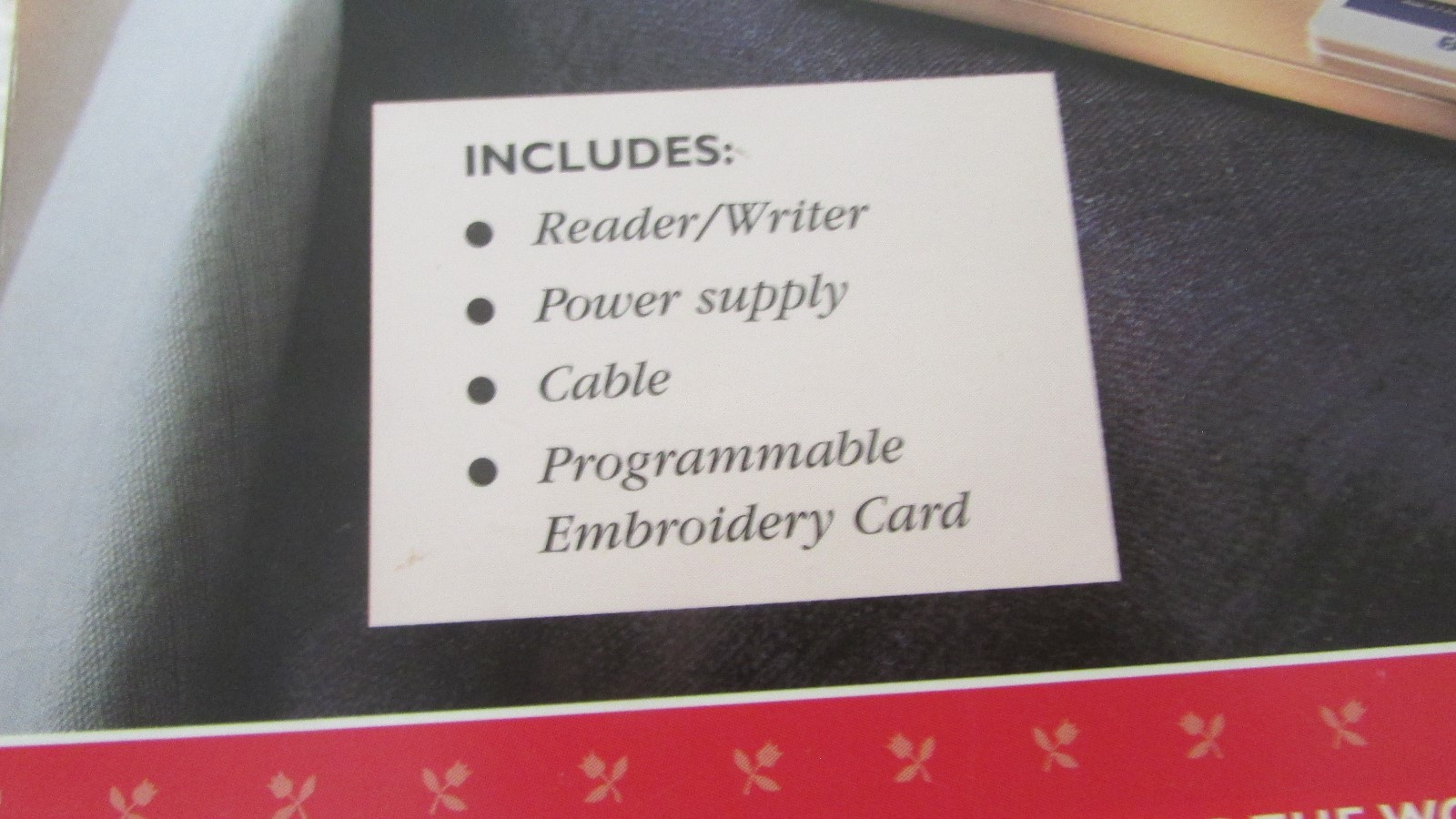 Husqvarna Viking with Embroidery Card Reader/Writer kit for Orchidea #1+, Rose