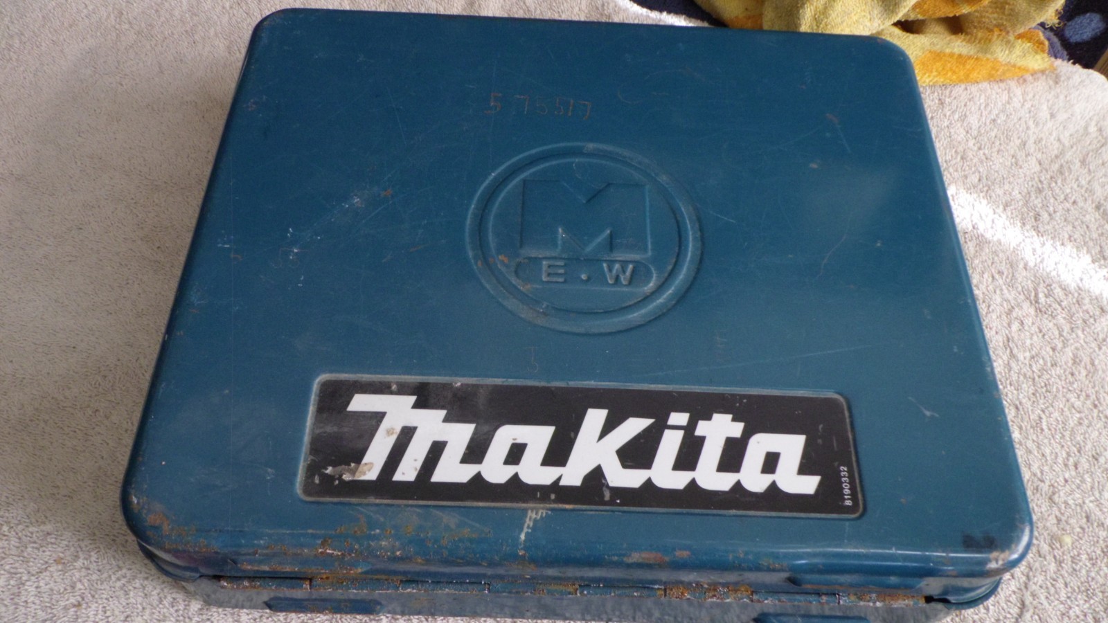 9.6v Makita Cordless Driver Drill Metal Case 6092D; DRILL/BATTERY