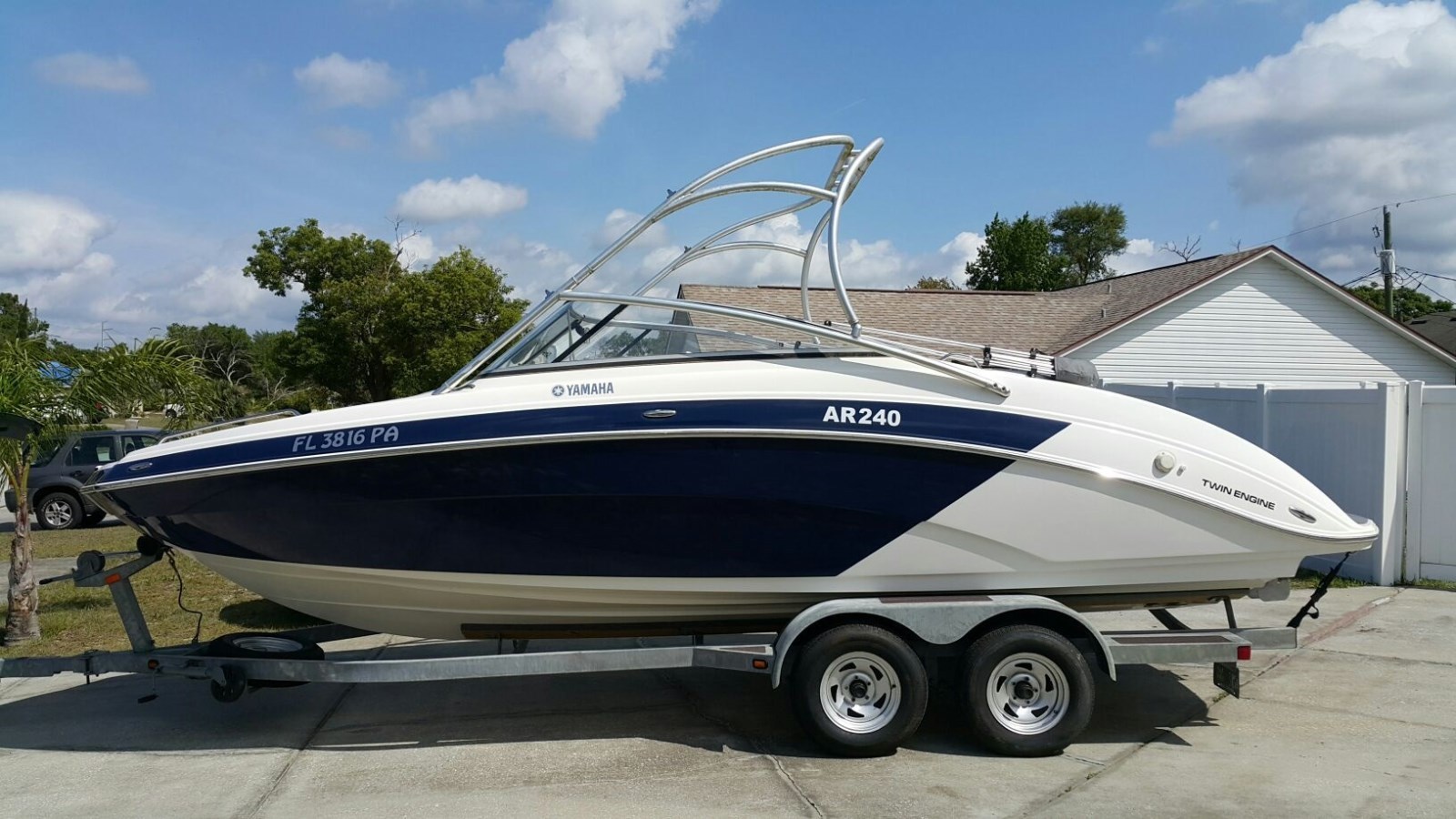 Mint 2010 AR240 Yamaha Jet boat with just 18 hours.