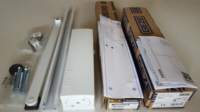 GEZE TS 3000 V Türschließer mit Gleitschiene bis 1100 mm Farbe silber weiß braun