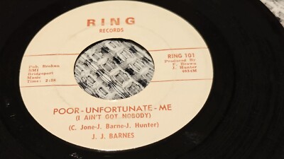 JJ Barnes - Poor Unfortunate Me - US  Ring - '60s Original - Detroit Soul