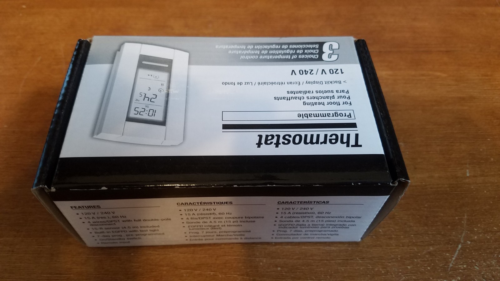 TEC IN-FLOOR-HEAT Programmable Thermostat  New (sealed)