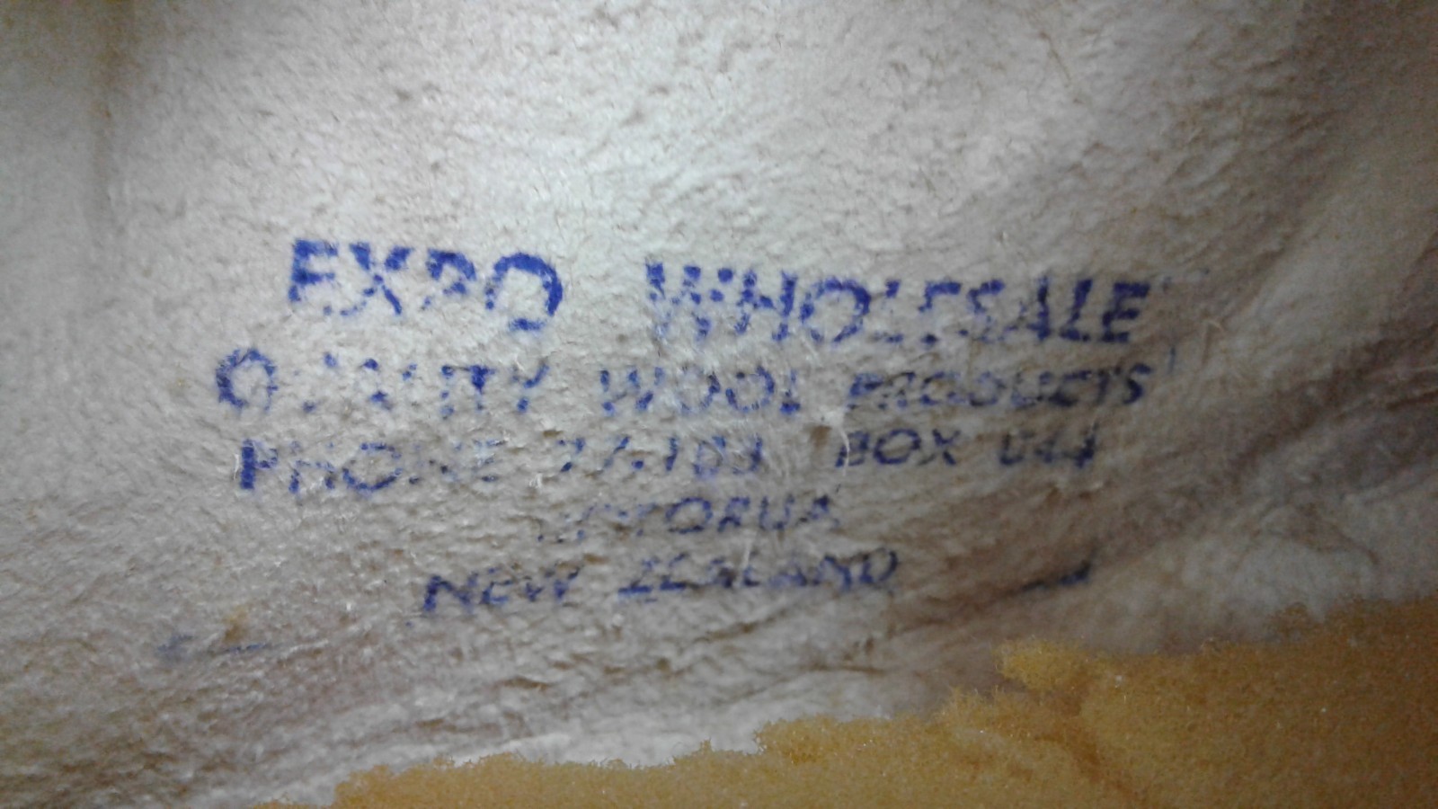 Expo New Zealand Sheepskin Wool Bar Stool Cover