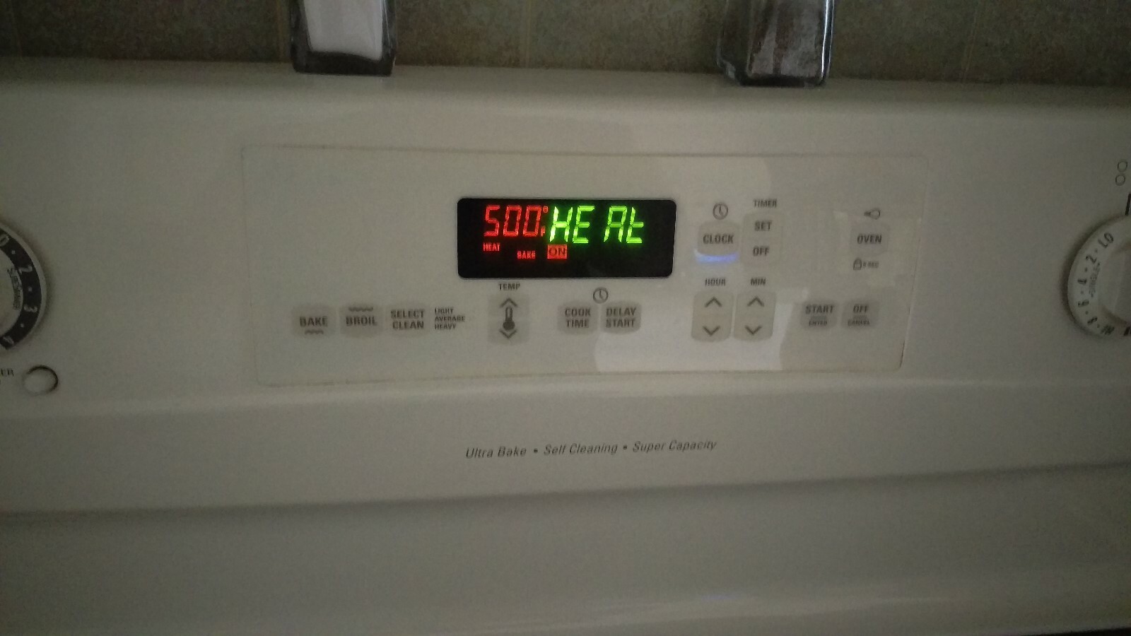 Kenmore Electric Range Control Panel 8522442 C1Backguard,White,8272434 Complete