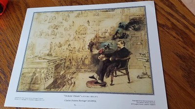 L@@k! Dickens Dream print by RW Buss Charles Dickens Heritage Journal Lot Of (2)