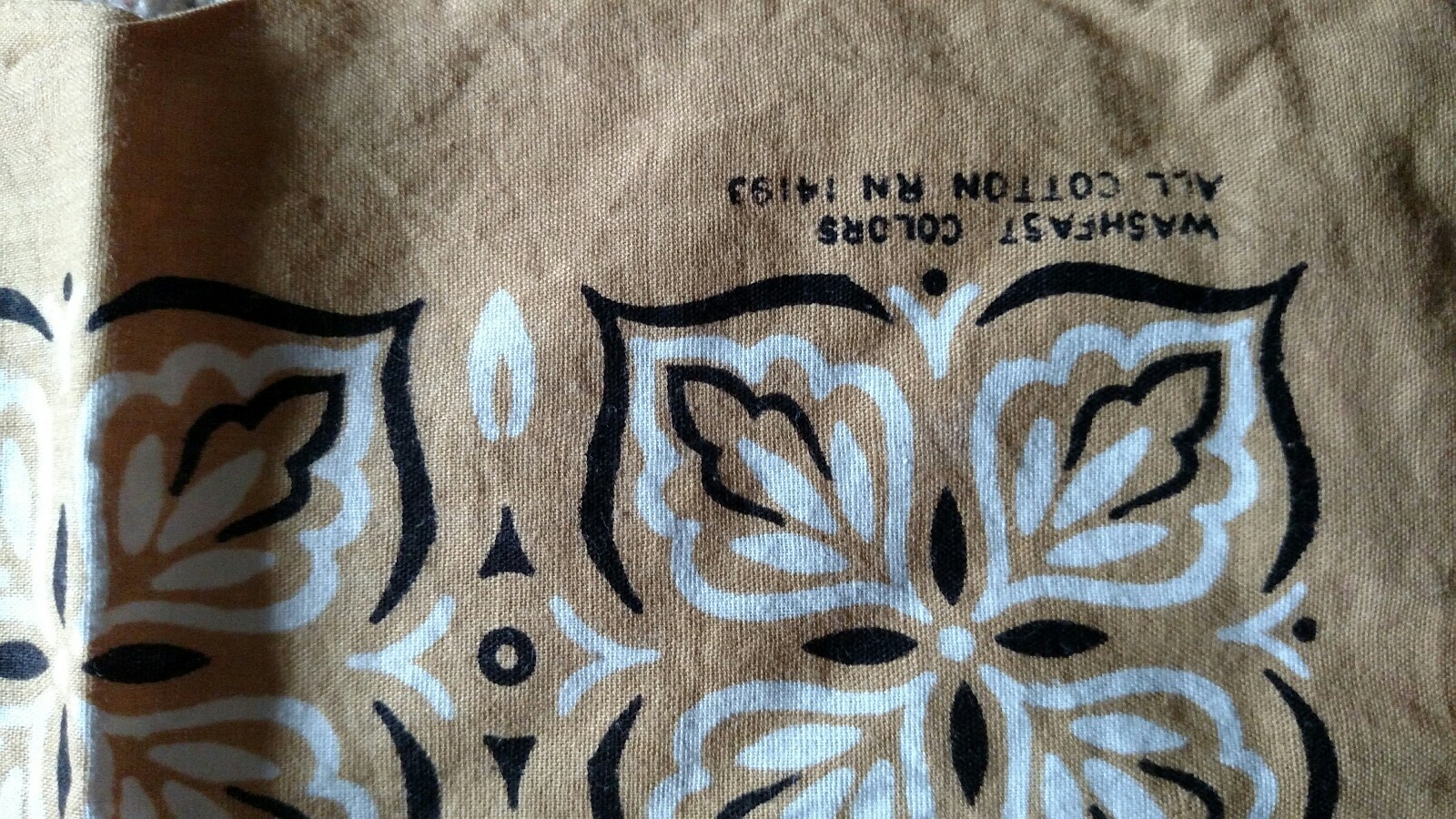 4 Vintage Cotton Bandanna Wash Color Fast 14193 USA Cotton all Different