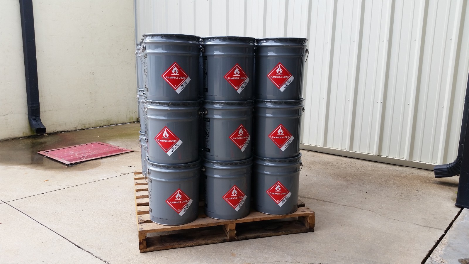 Pure Acetone Full Pallet 36 5 Gallon Pails Industrial Solvent Cleaner Thinner