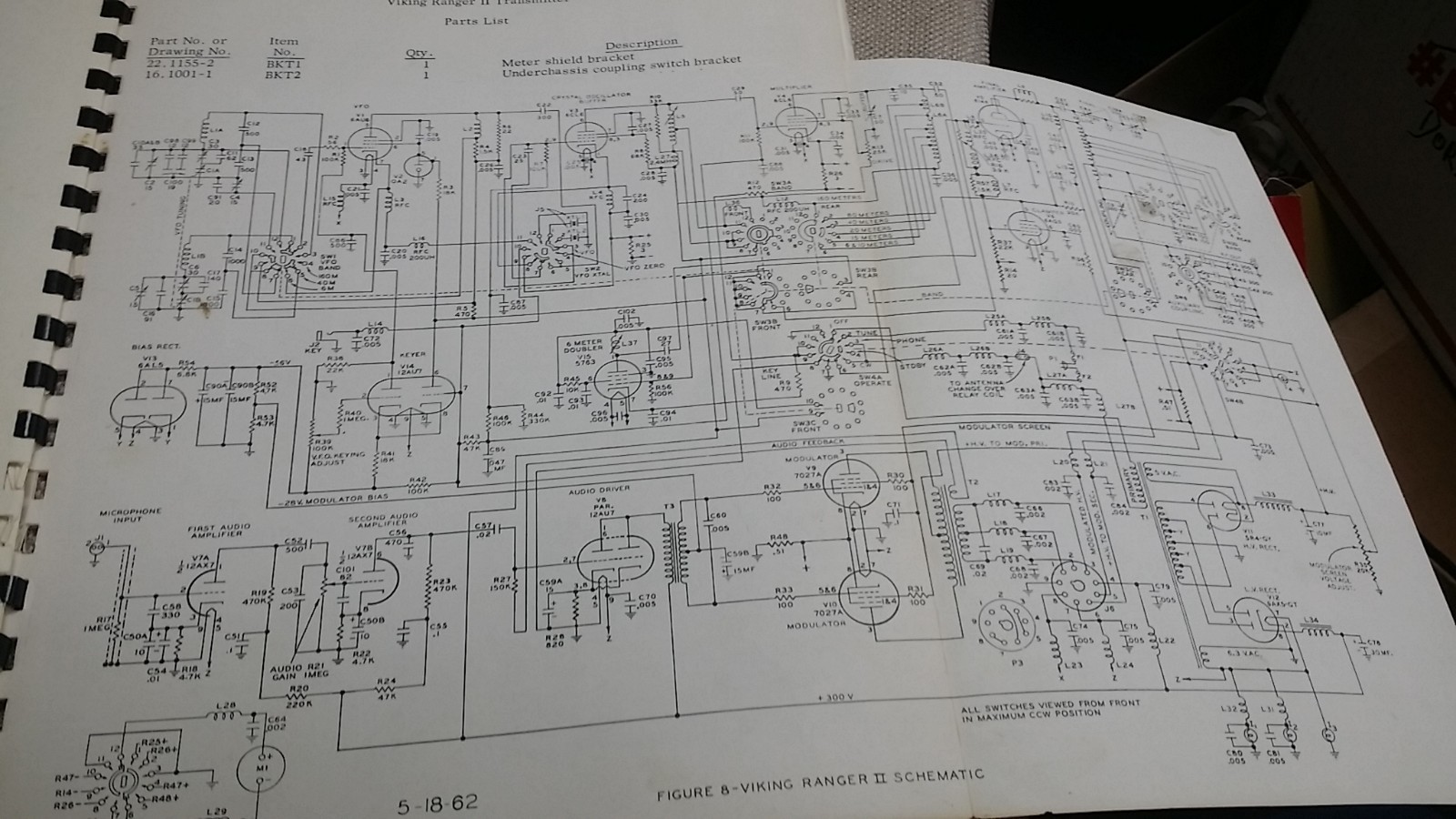 E.F. Johnson Viking Ranger II Manual  + one-piece 11x17 schematic!+Bonus Catalog