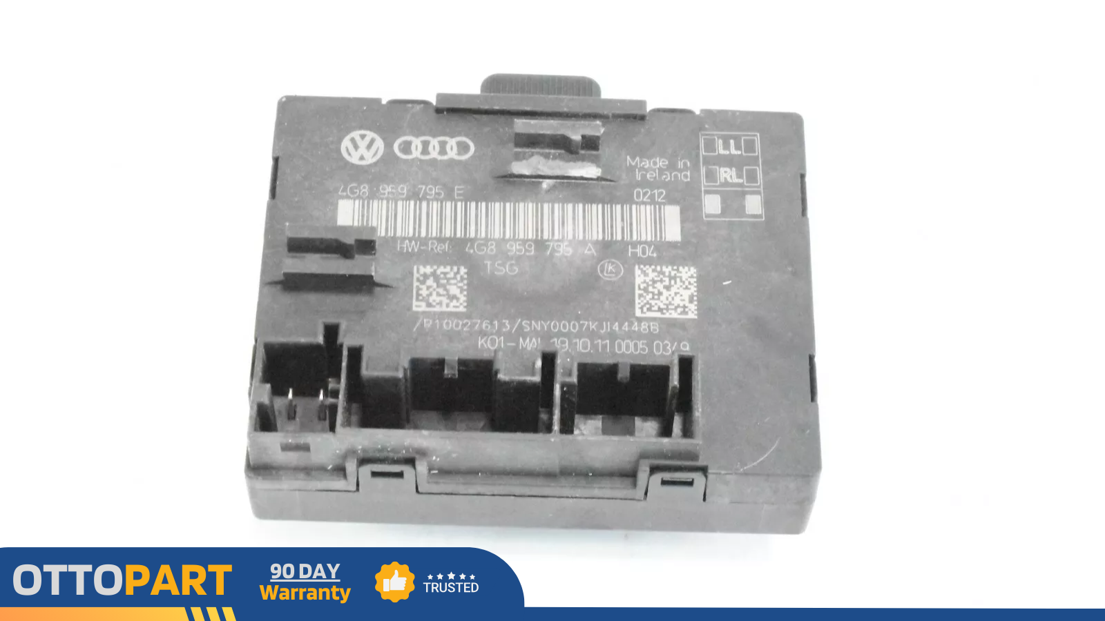 2012-2015 Audi A7 A6 C7 Rear Left Driver Side Door Control Module 4G8959795A OEM