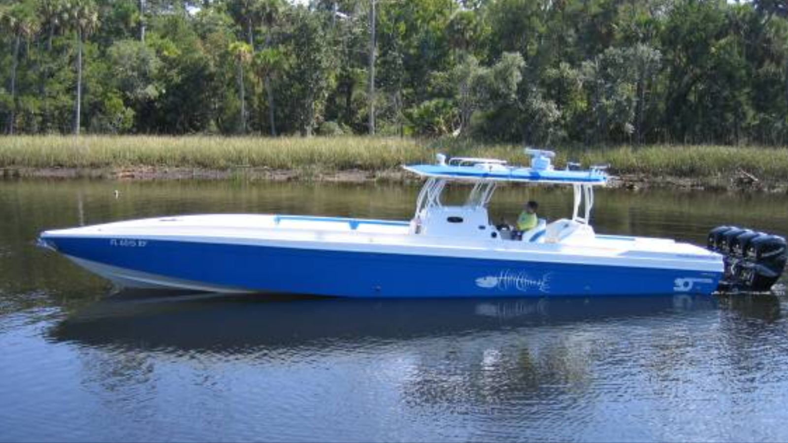 50' Big Thunder Offshore Center Console Fishing Boat with Quad Verado's !!