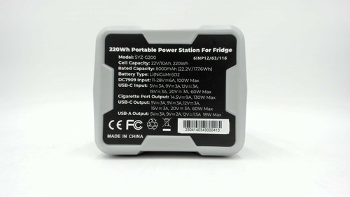 F40C4TMP Portable Power Station 220Wh Backup Battery For Portable Refrigerator