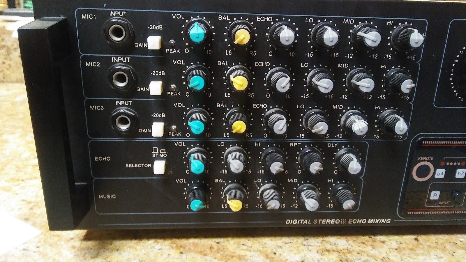 DTech Voice D-5000K Public Address Amplifier - Profesional Mixing For Karaoke