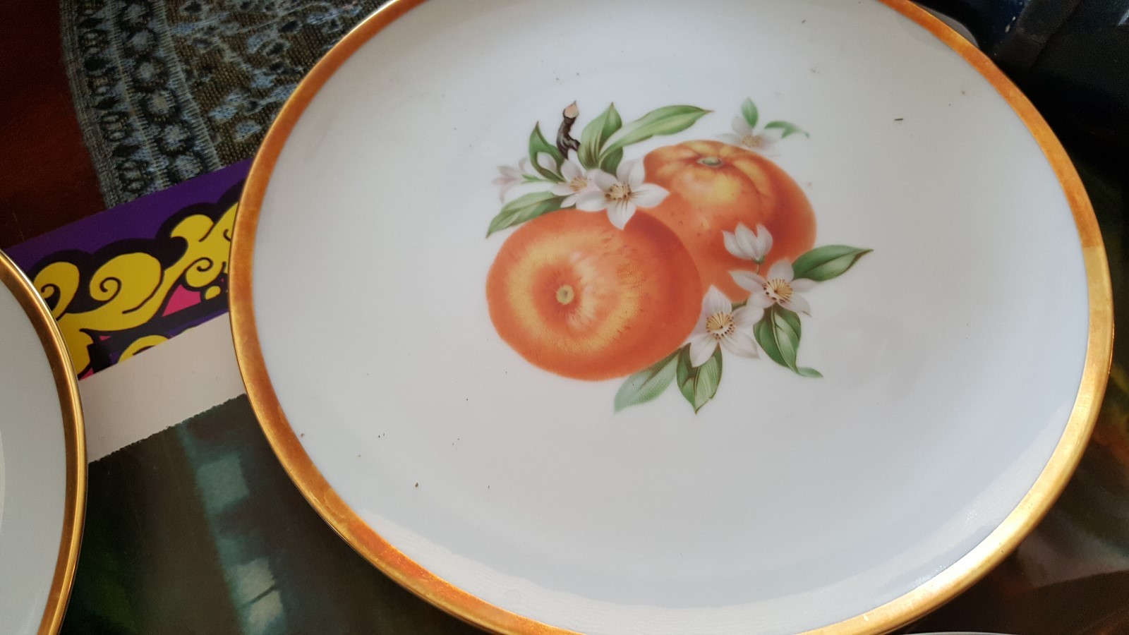 Set of 4 Antique Hutschenreuther Selb LHS Bavaria Germany Pasco Plates