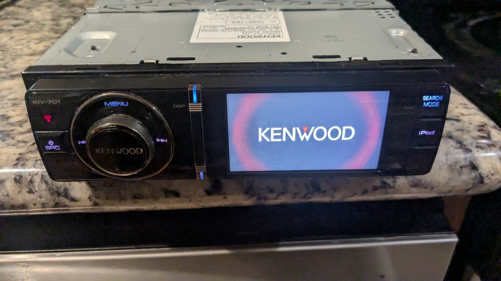 Kenwood KIV-701 Digital Media Player AM/FM Receiver Pandora Power