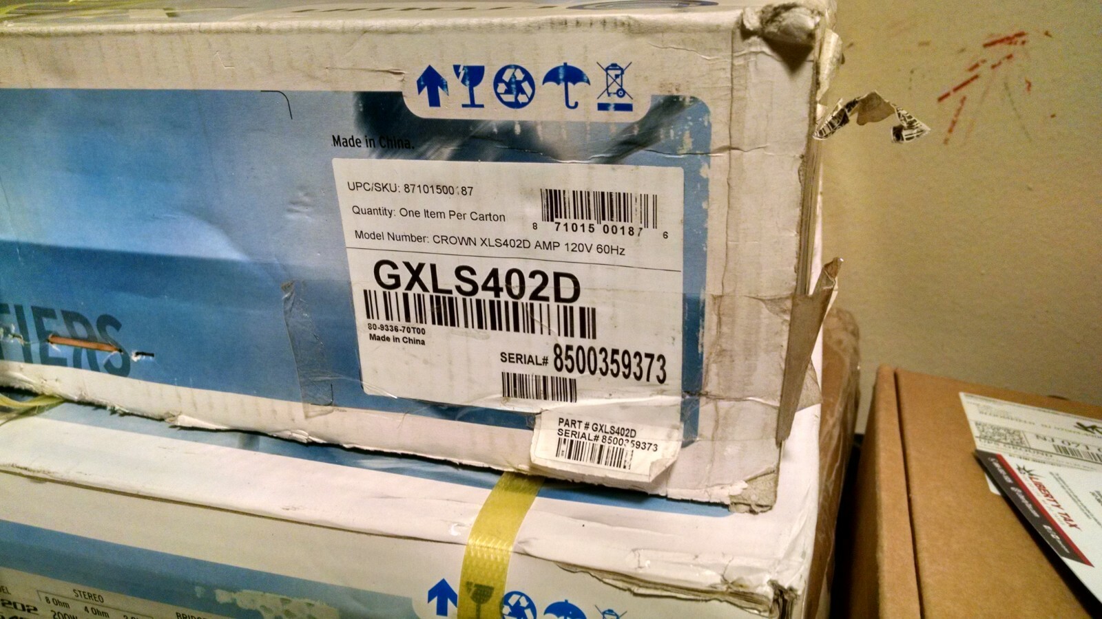 Crown GXLS 402 Professional Rackmount Power 