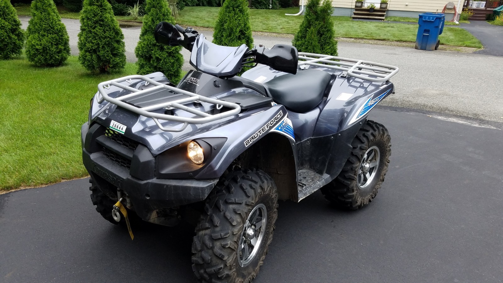 2012 Kawasaki Bruteforce 750 4x4i Special Edition with winch, upgraded tires