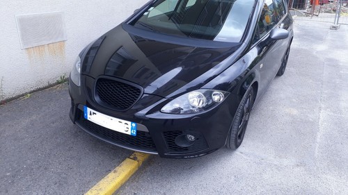 Calandre Noire Nid D'Abeille Pour Seat Leon 2, Altea, Toledo 3 - Sans Sigle, Compatible 2004-2009 - 8