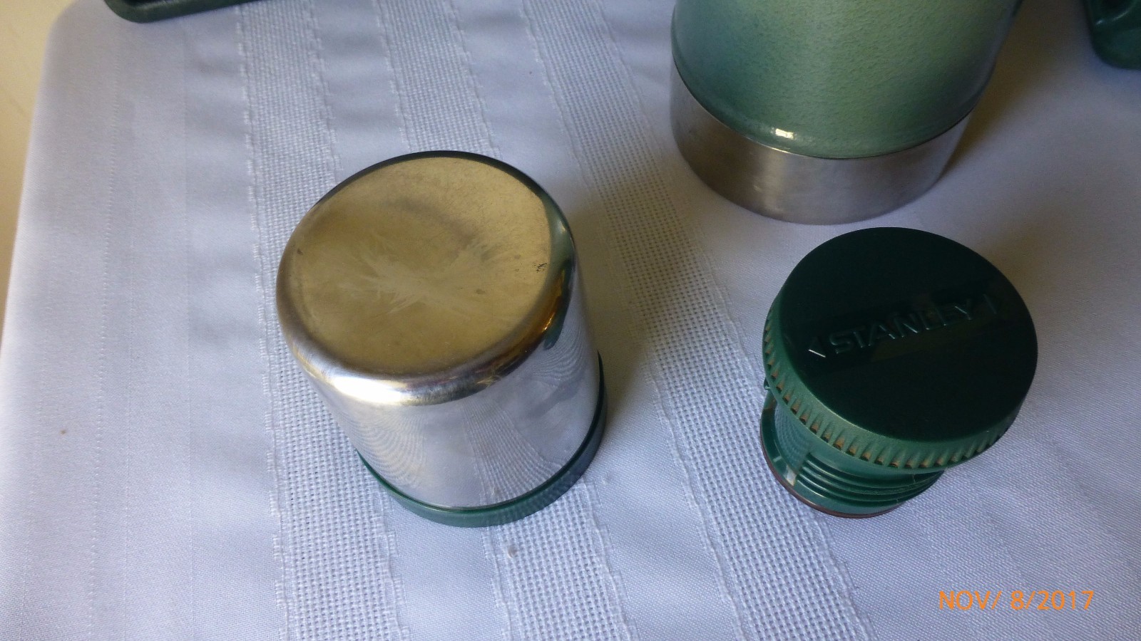 Vintage Aladdin Stanley Lunchbox Cooler & Thermos Combo Set Collectible