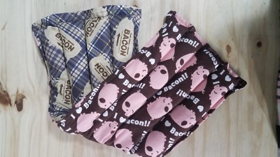 rice flax seed  therapeutic heating/cooling body, I love bacon, pigs