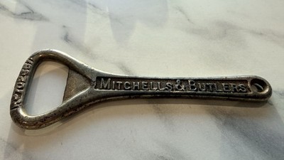 Vintage Mitchells & Butlers Export Ale Cast Metal Brewery Bottle Opener Bar Tool