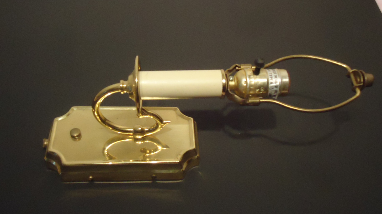 Vintage Pair Brass Color Wall Sconce Sconces