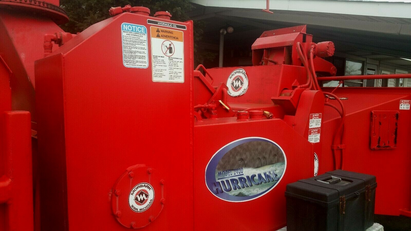 Gorgeous Morbark 2400 XL Hurricane Brush Chipper New Engine New Paint New Vinyl