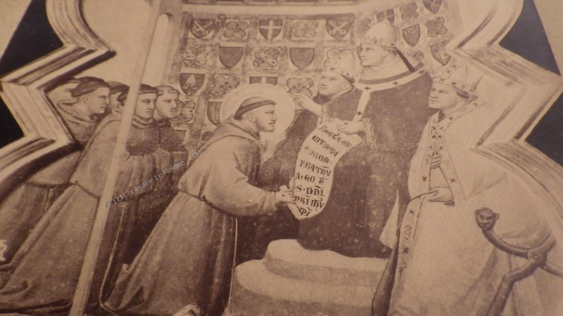 1880.Onorio Confirma Regola San Francesco(Giotto.Photographie Alinari).