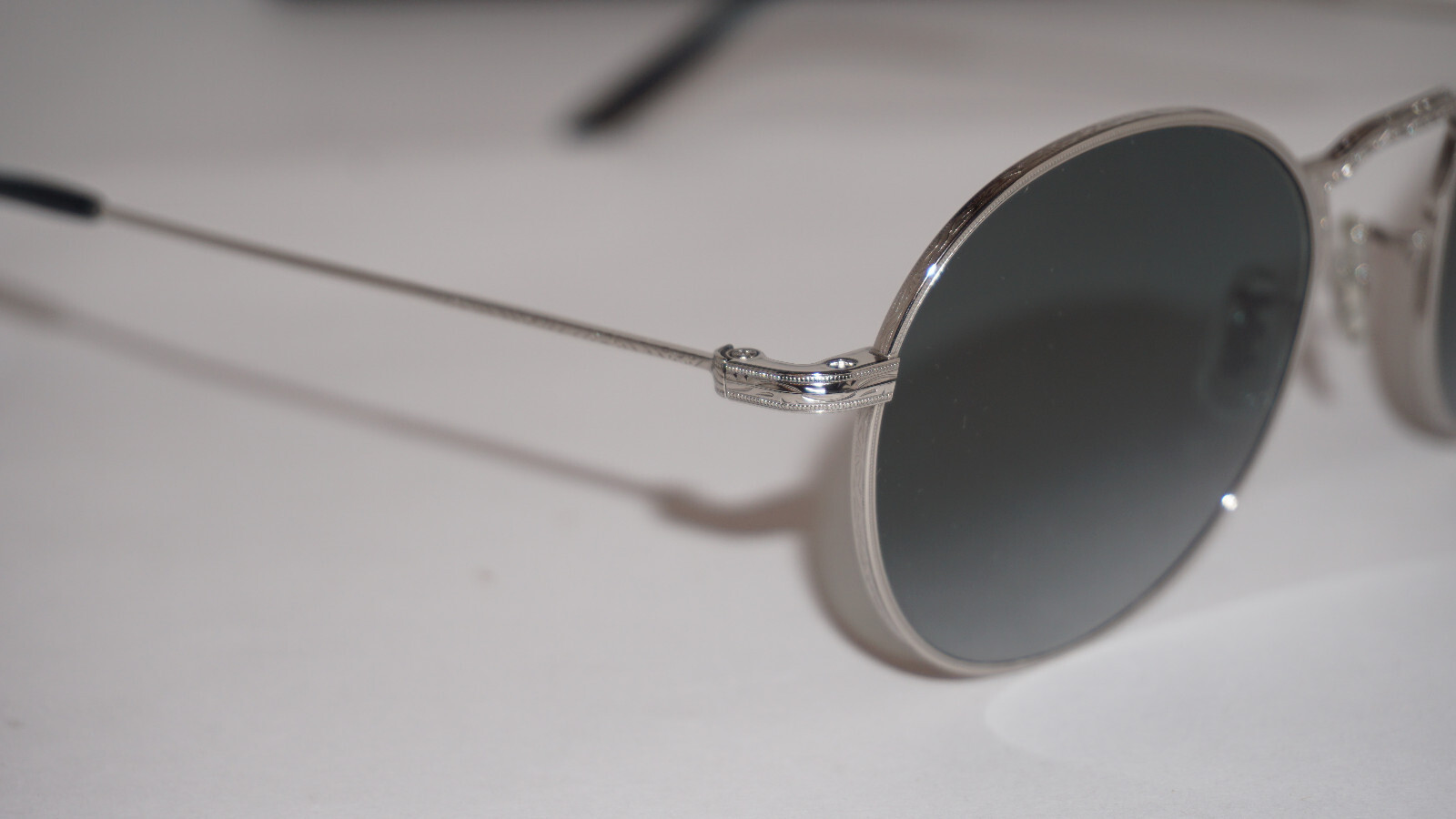 Pre-owned Oliver Peoples Sunglasse Weslie Sun Silver Steel Grad Ov1282st 503641 49 20 145 In Steel Gradient