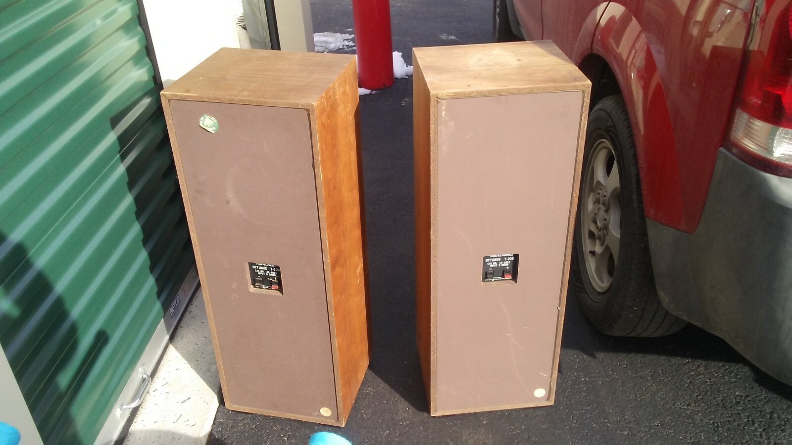 Realistic Optimus T-200 Vintage 1980 Speakers Working 2