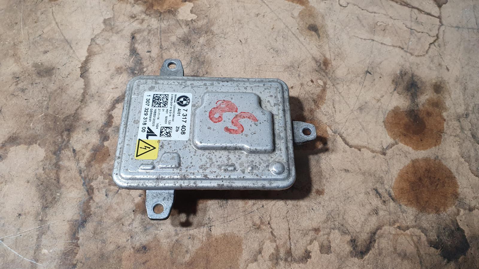 2015 Bmw X3 F25 XENON HEADLIGHT MODULE 12/10-07/17 63117317408 image 2