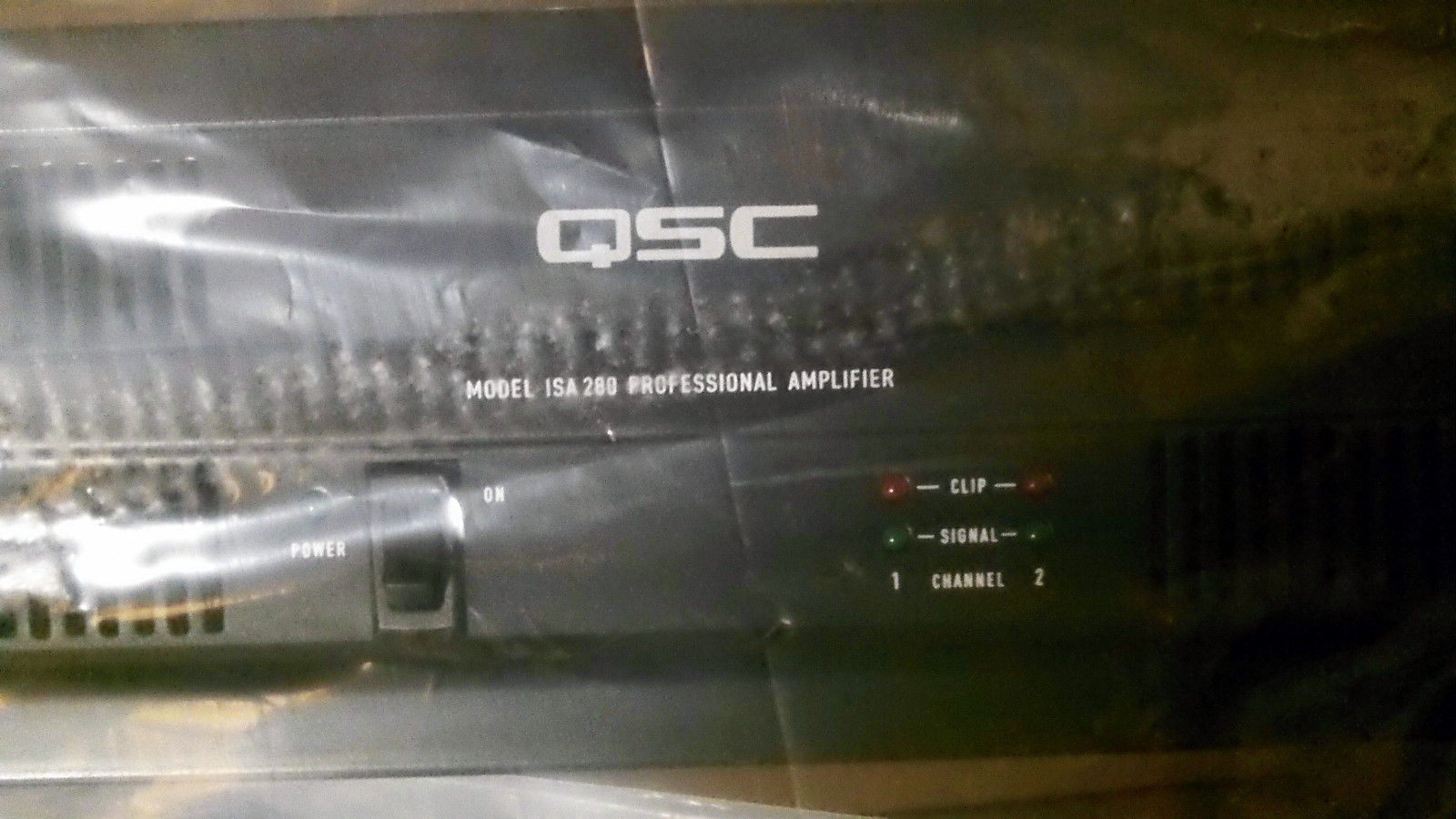 QSC AUDIO ISA 280 2CH 4OHMS 300W 3U PROFESSIONAL PRO POWER AMP AMPLIFIER STEREO