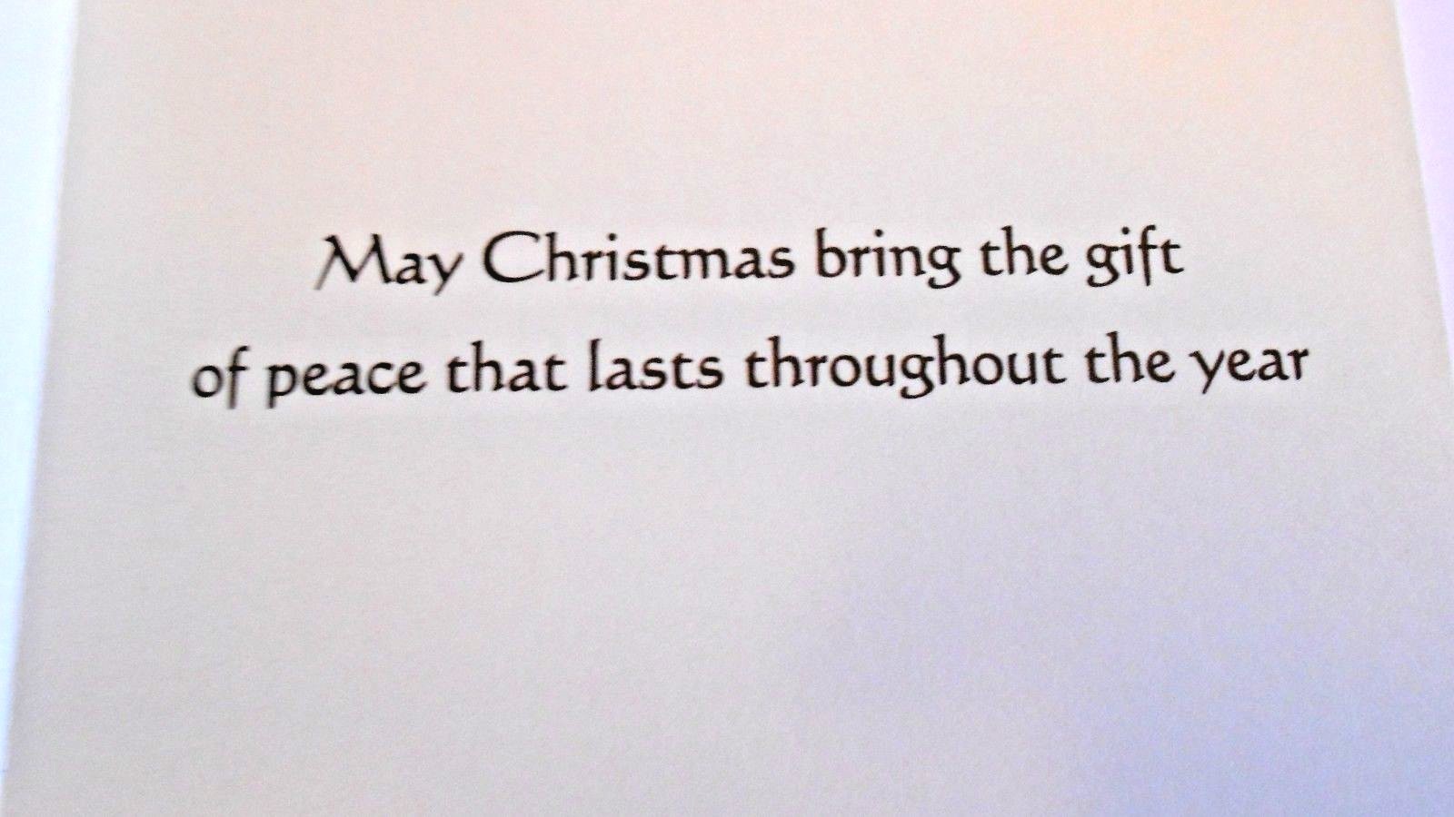 Special Edition Christmas Card with Santa Holding American Flag NEW