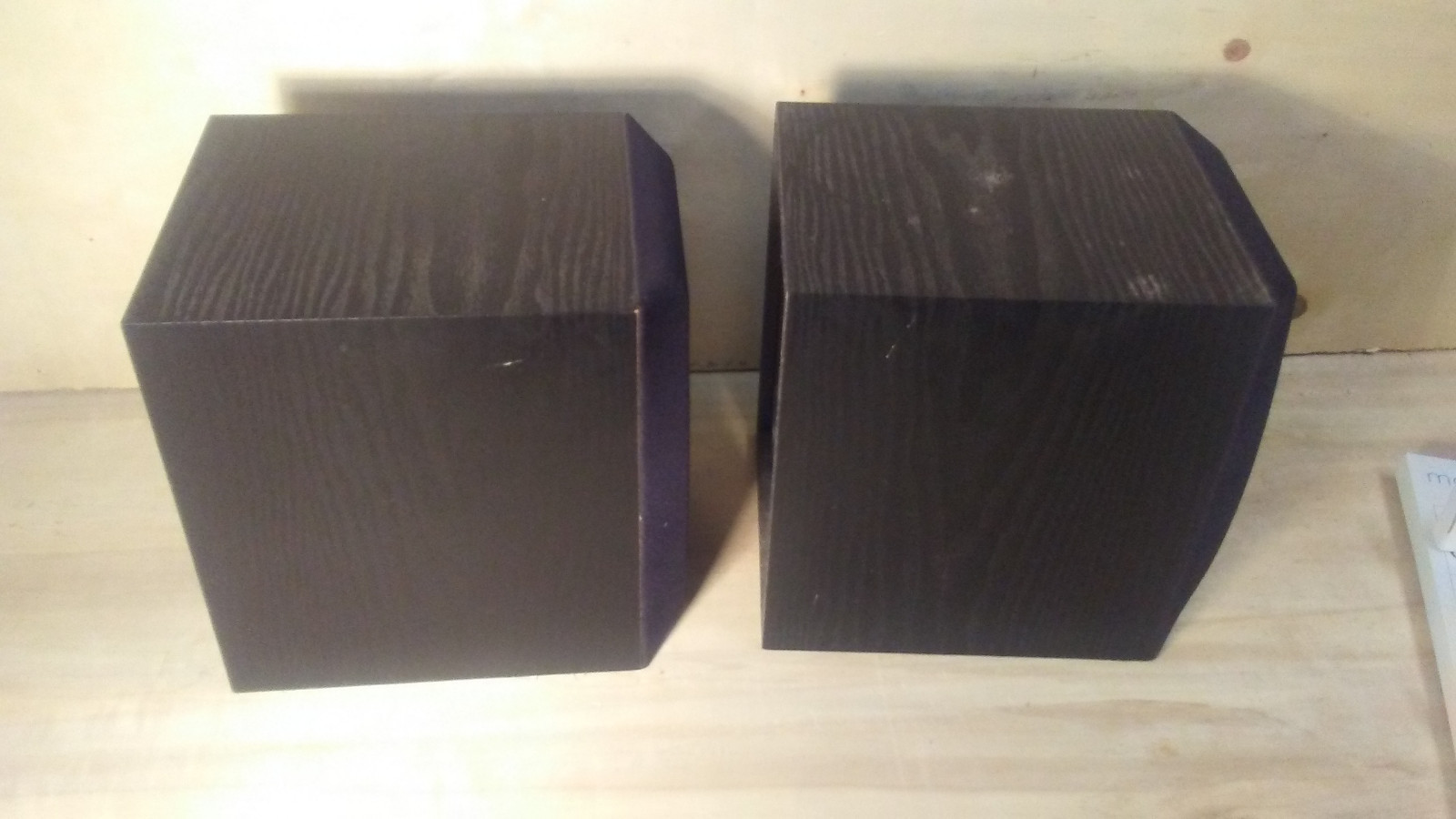 Pair Onkyo 100W Bookshelf Speakers SKM-100 Surround Sound, Black