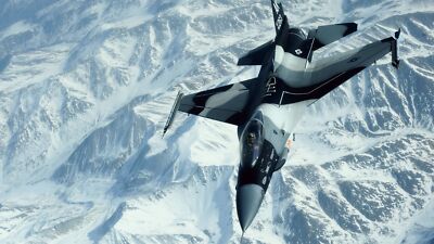 Aircraft general dynamics f16 fighting falcon Custom Gaming Mat Desk 6186
