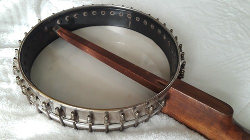 Vintage 6-String Guitar / Banjo Open Back