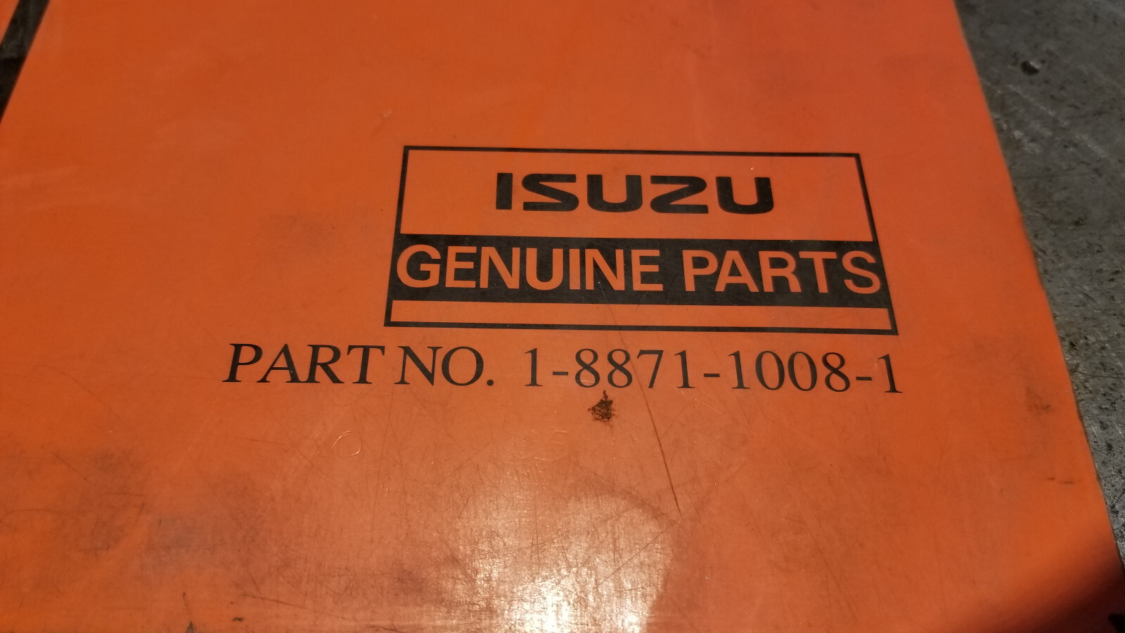 2005-2006 Isuzu 6WG1 Diesel Engine Parts Catalog Manual 1-8871-1008-1 - Picture 5 of 5