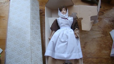 Franklin Heirloom Doll  Mercy Of Connecticut , Little Maids Of 13 Colonies NIB