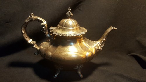 Georgian Rose by Reed and Barton Sterling Silver Tea Set 5pc #670