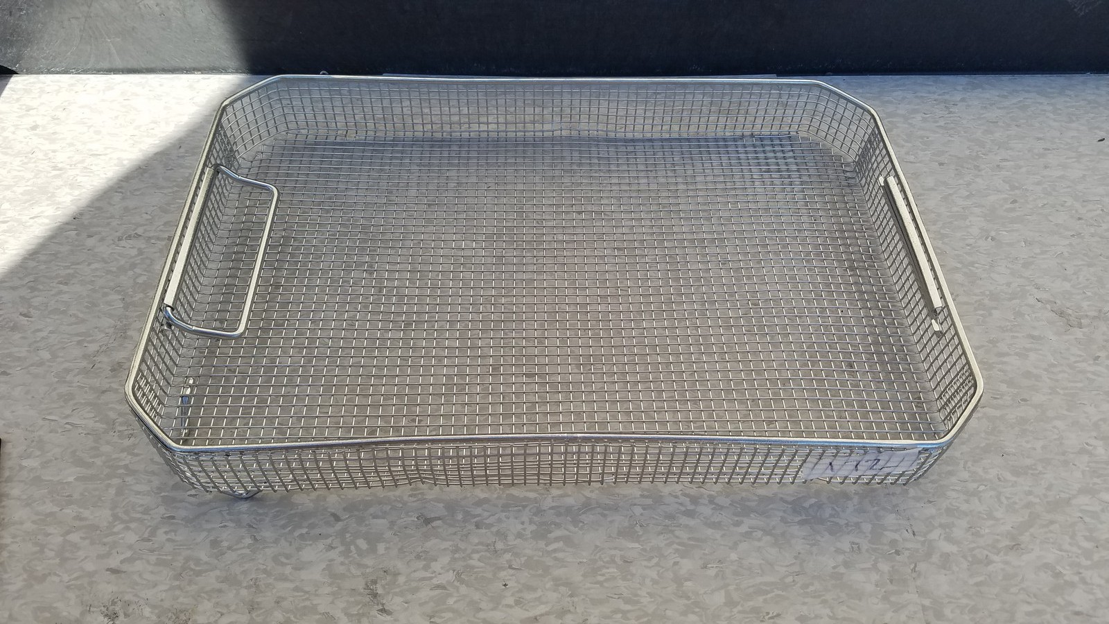 Stainless Steel Instrument Sterilization Basket Tray