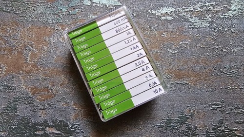 ESKA Sicherungen Träge Feinsicherungen 6,3 x32 mm Werte 0,315-10A 120er-Pack - Picture 1 of 2