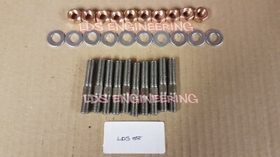 VW 2.8 12v VR6 Golf Passat Sharan Vento Corrado Exhaust stud + Nut kit set