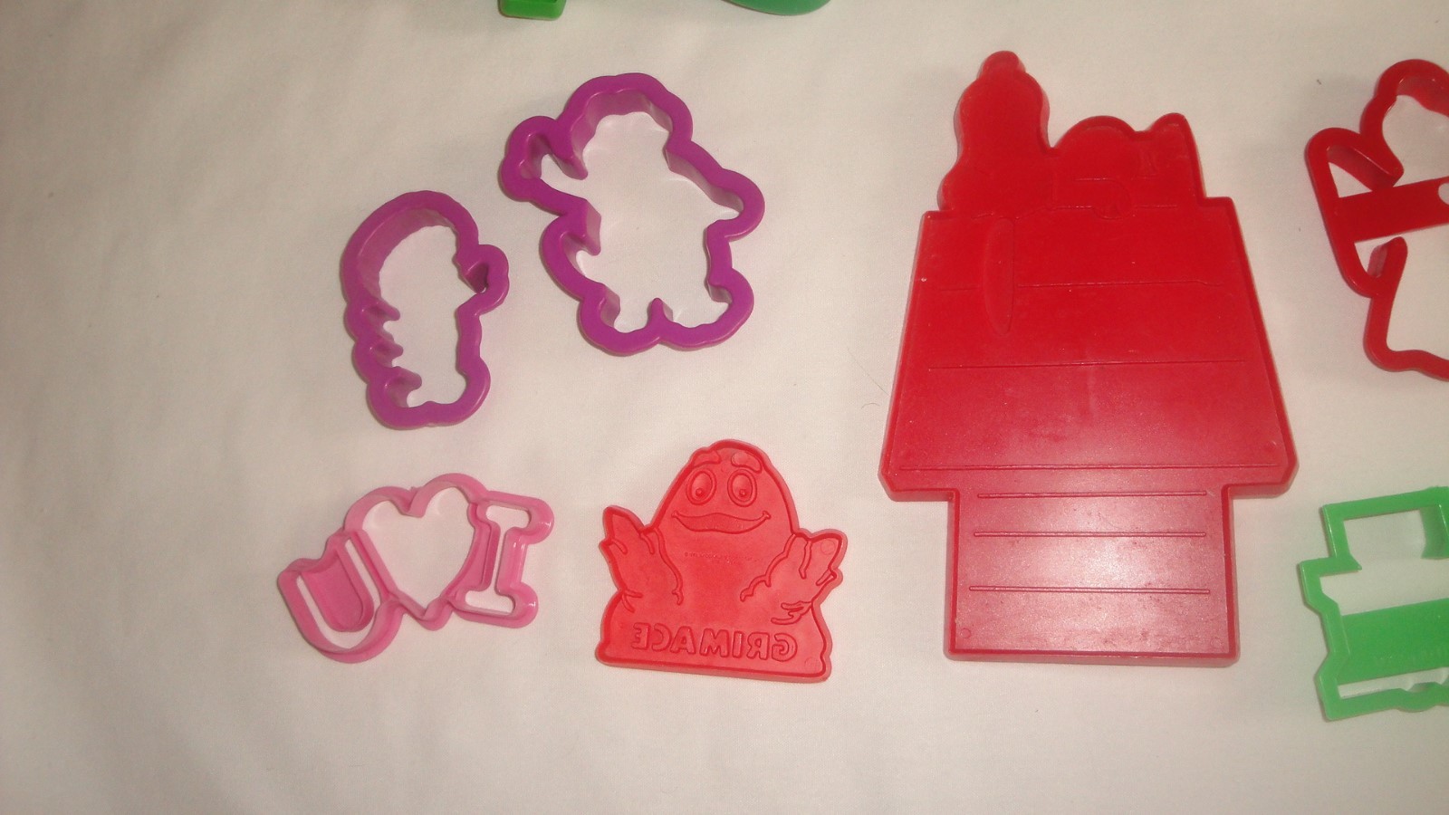 Huge 50+ Lot Plastic Cookie Cutters All Occasions Snoopy Big Bird Grimace Tupp