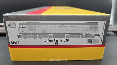 HO SCALE ATHEARN 88677 UNION PACIFIC U.P. U50 POWERED DIESEL #53 NIB