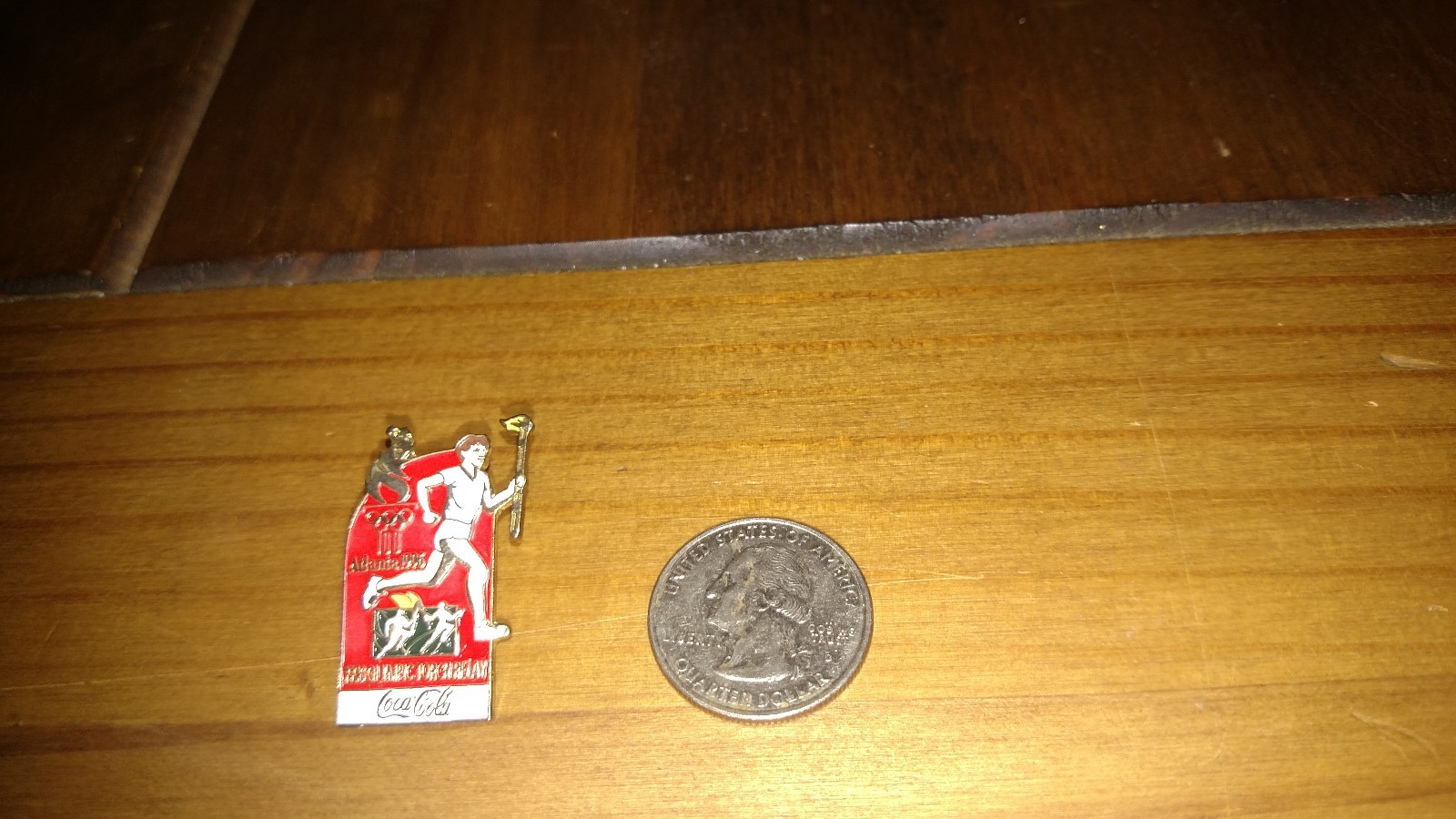 1996 Coke Cola - Atlanta Olympic Torch Relay Pin