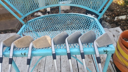 Titleist 755 Forged Iron Set 4 thru pitching wedge stiff flex shafts